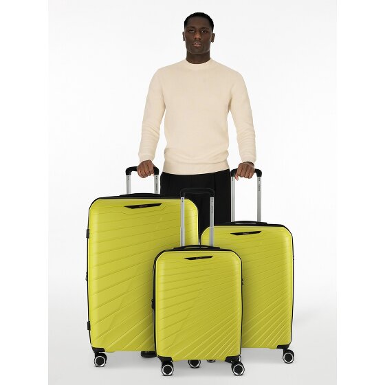 Benzi 5808 4 kółka Zestaw walizek 3-części z plisą rozprężną