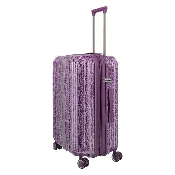 Travelite Lascana Edition 4 kółka Walizka M 65 cm z plisą rozprężną