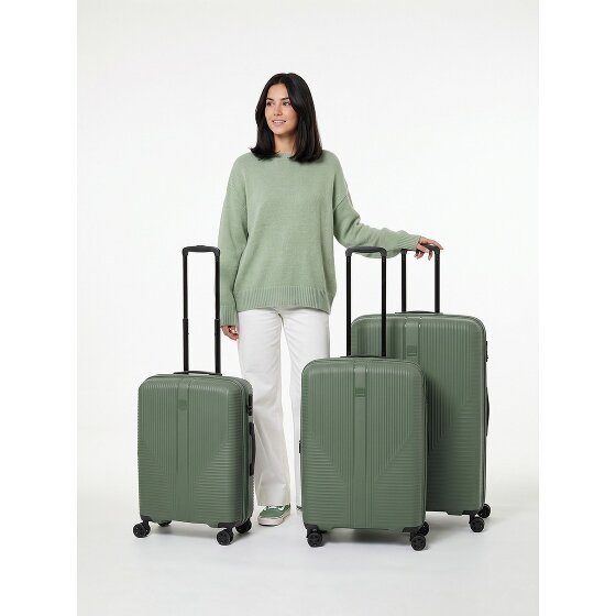 Travelite Air Stripe 4 kółka Zestaw walizek 3-części z funkcją poszerzenia