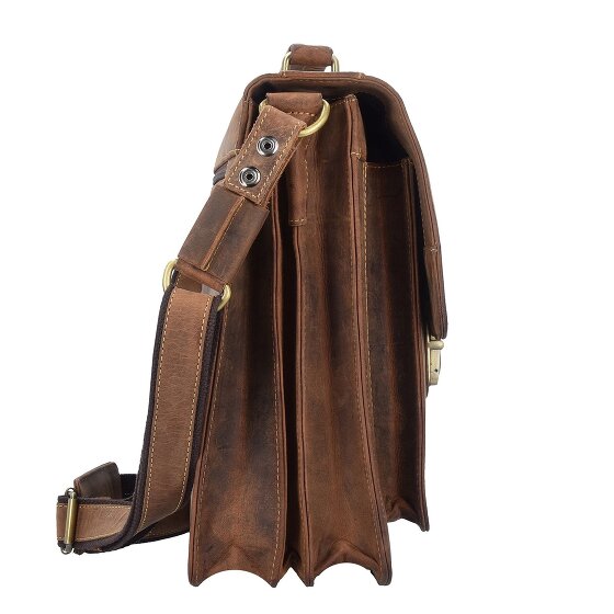 Greenburry Skórzana teczka Vintage 40 cm