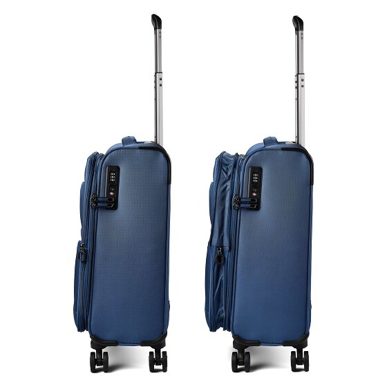 Cocoono Mauritius 4 kółka Walizka kabinowy S 58 cm z plisą rozprężną