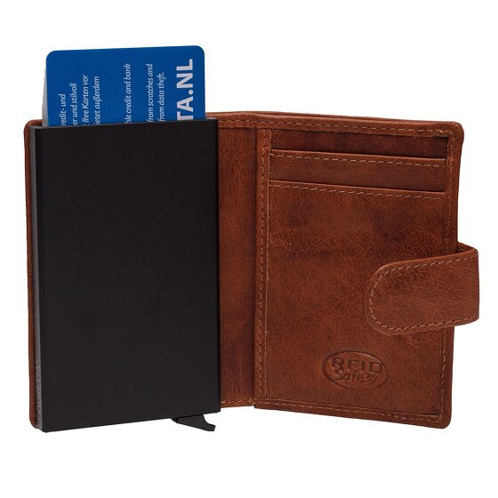 The Chesterfield Brand Prague Etui na karty kredytowe Ochrona RFID Skórzany 7 cm