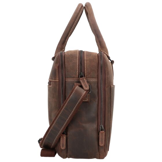 Jack Kinsky Skórzana teczka Baltimore 7 39 cm