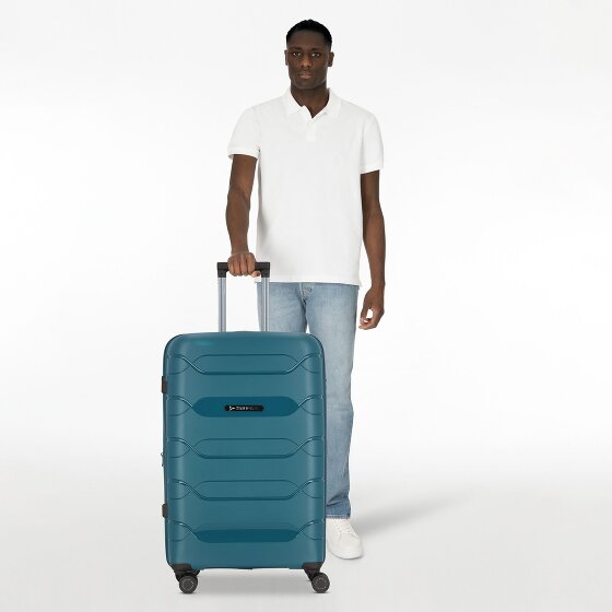 Polestream Strz by Asteroid 4 kółka Walizka L 74 cm z plisą rozprężną