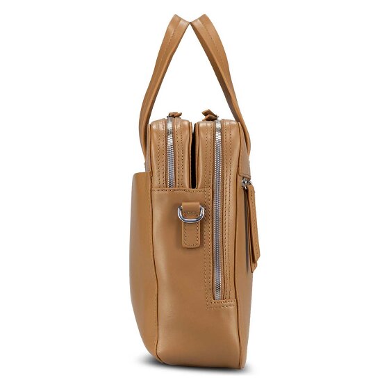 Jost Arva Teczka Skórzany 36 cm Komora na laptopa