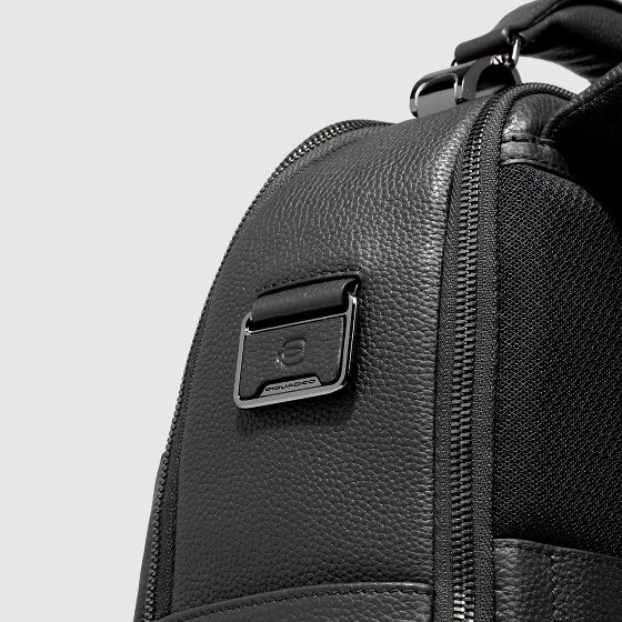 Piquadro Modus Special Plecak Skórzany 37 cm Komora na laptopa