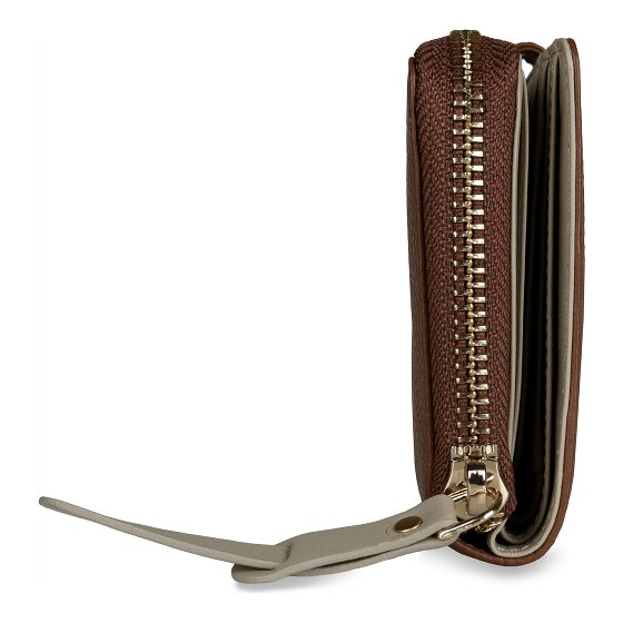 bugatti Viola Portfel Ochrona RFID Skórzany 14 cm