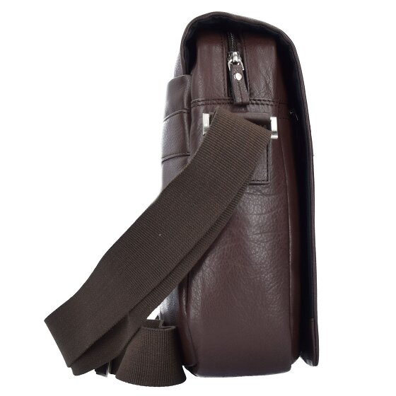 Esquire Sydney Messenger Leather 40 cm przegroda na laptopa