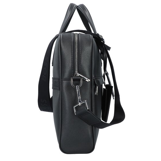 Boss Zair Teczka Skórzany 40 cm Komora na laptopa