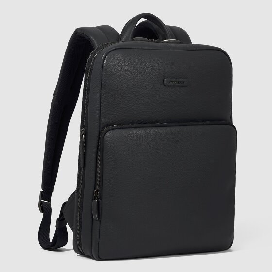 Piquadro Modus Plecak Skórzany 37 cm Komora na laptopa