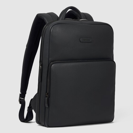 Piquadro Modus Plecak Skórzany 37 cm Komora na laptopa