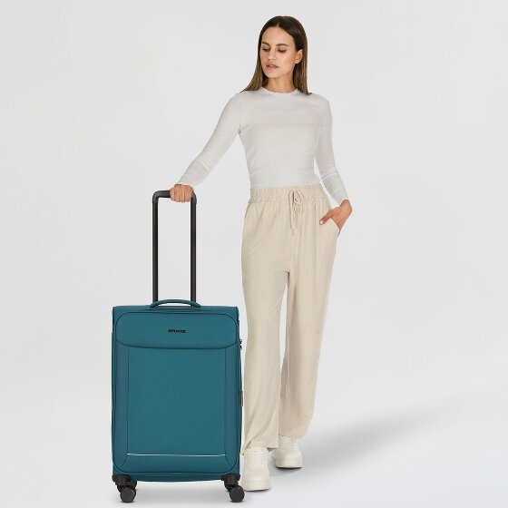 Stratic Fresh 4 kółka Walizka M 65 cm z plisą rozprężną