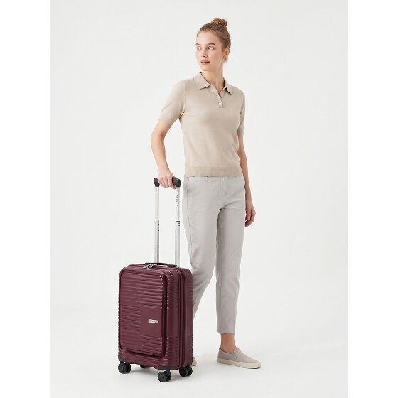 Redolz Essentials 17 2.0 4 kółka Walizka kabinowa 55 cm Komora na laptopa z funkcją poszerzenia