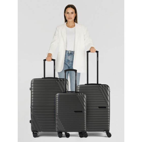 Cocoono Larnaka 4 kółka Zestaw walizek 3-części z plisą rozprężną