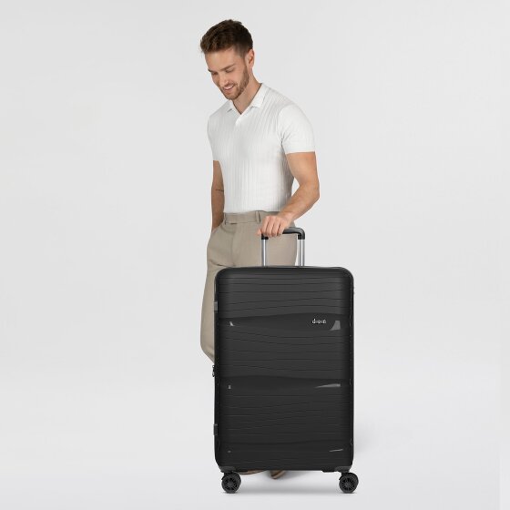d&n Travel Line 4300-Plus 4 kółka Walizka L 76 cm z plisą rozprężną