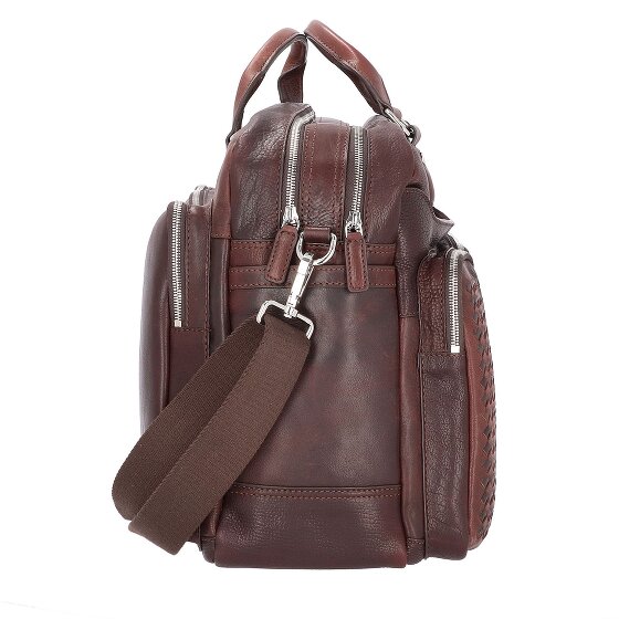 bugatti Woven Briefcase Leather 48 cm