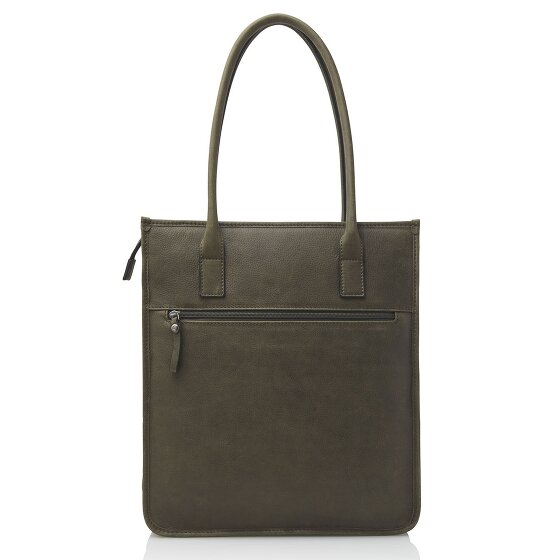 Castelijn & Beerens Skórzana torba na ramię Carisma RFID z przegrodą na laptopa 34 cm