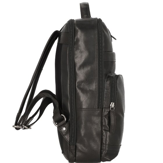 Spikes & Sparrow Bronco Plecak skórzany 40 cm Komora na laptopa