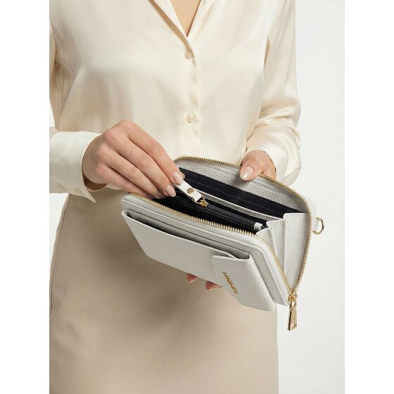 Lazarotti Skórzane etui na telefon komórkowy Bologna z zamkiem błyskawicznym 19 cm