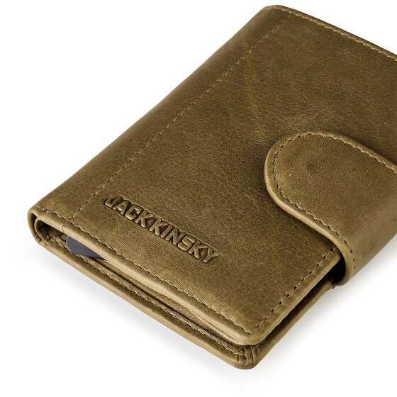 Jack Kinsky Aruba Portfel Ochrona RFID Skórzany 7.5 cm
