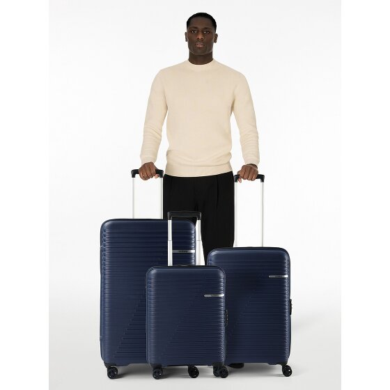 American Tourister Liftoff 4 kółka Zestaw walizek 3-części z plisą rozprężną