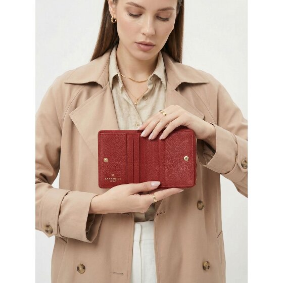 Lazarotti Bologna Leather Medium Zip-Around Wallet Leather 10 cm
