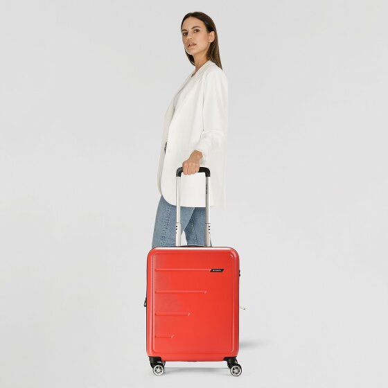 Gabol Future Plus 4 kółka Walizka kabinowy 55 cm z plisą rozprężną