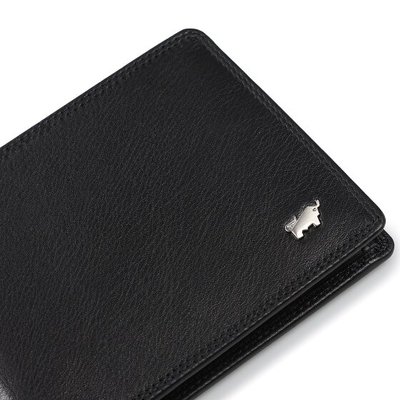 Braun Büffel Golf 3.0 Portfel Ochrona RFID Skórzany 12 cm