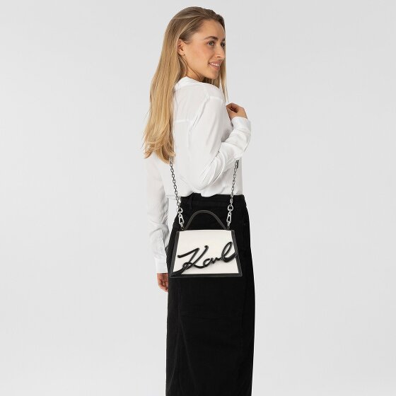 Karl Lagerfeld Signature 2.0 Torba Skórzany 21 cm