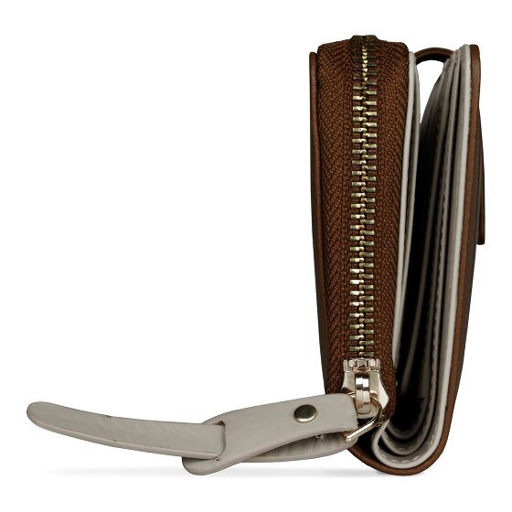 bugatti Viola Portfel Ochrona RFID Skórzany 16 cm