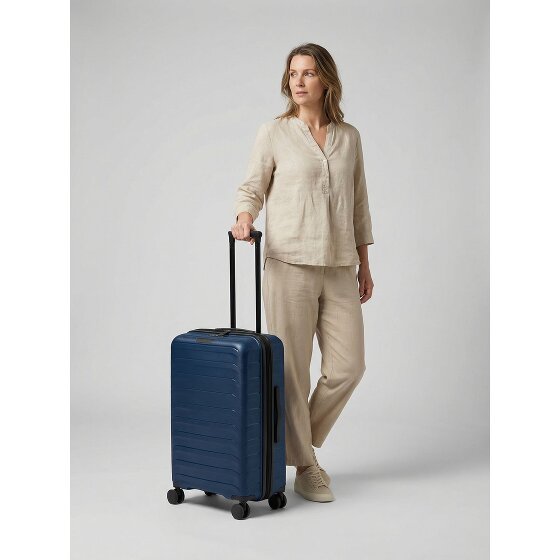 d&n Toronto 4 kółka Walizka M 65 cm z plisą rozprężną