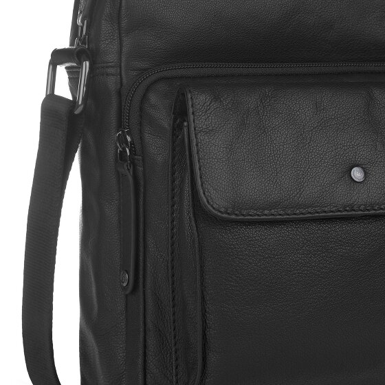 bugatti Black Magic Torba na ramię Skórzany 22 cm