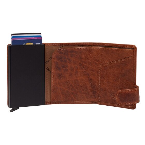 The Chesterfield Brand Antique Buff Etui na karty kredytowe Ochrona RFID Skórzany 7 cm