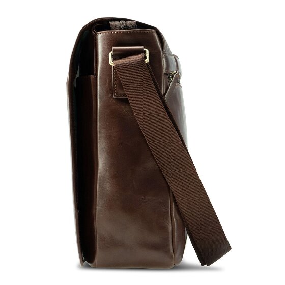 Jost Skagen Briefcase Messenger Skórzany 38 cm Komora na laptopa