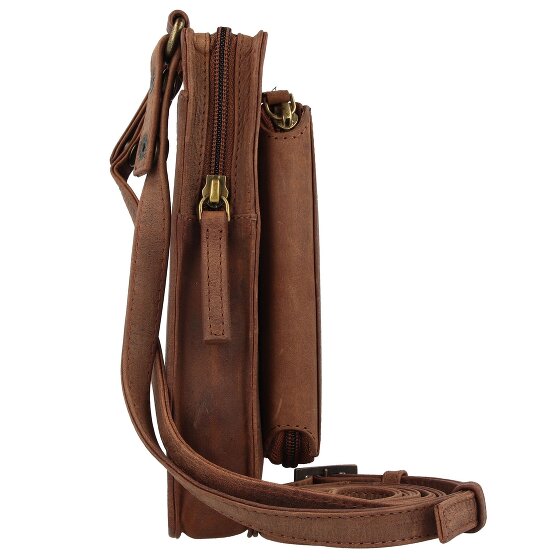 Greenland Nature Czarnogóra Torba na telefon komórkowy skórzana 22 cm