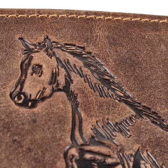 Greenburry Horse Portfel Skóra 12 cm