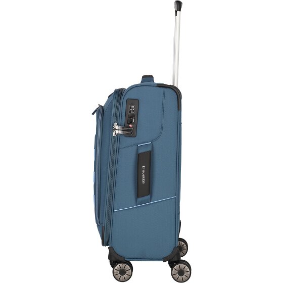 Travelite Wózek kabinowy Skaii z 4 rolkami 55 cm