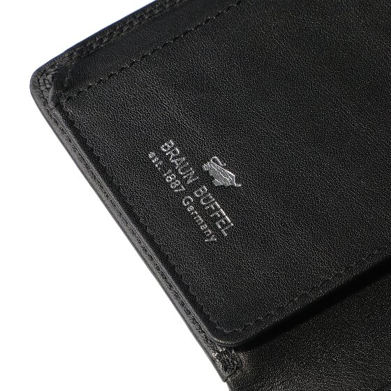 Braun Büffel Golf 3.0 Portfel Ochrona RFID Skórzany 14 cm