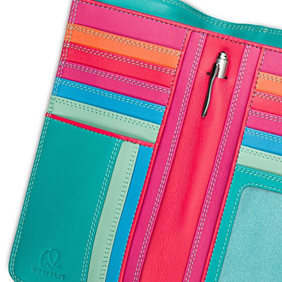 Mywalit Tri-fold Zip Wallet Leather Wallet 17 cm