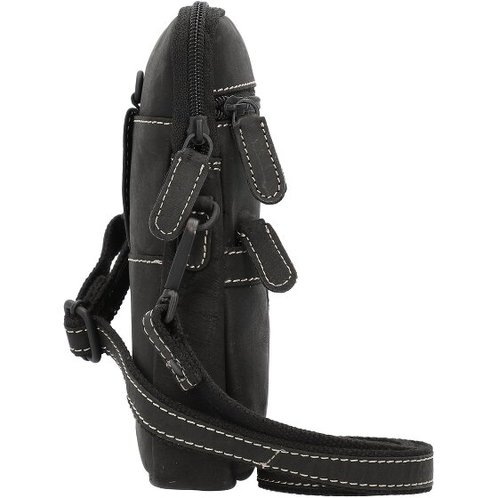 Jack Kinsky Skórzana torba na ramię Baltimore 11 16 cm