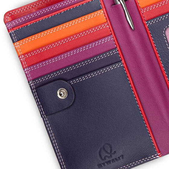 Mywalit Portfel Ochrona RFID Skórzany 8 cm