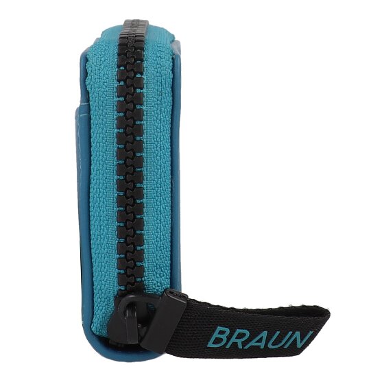 Braun Büffel Capri Portfel Ochrona RFID Skórzany 11 cm