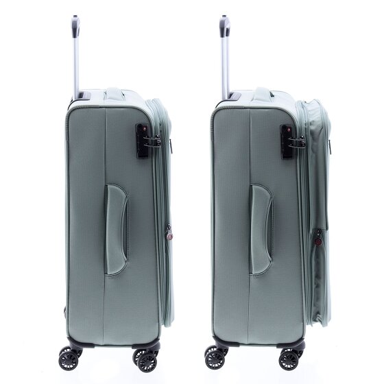 Gladiator 3700 4 kółka Walizka 66 cm z plisą rozprężną