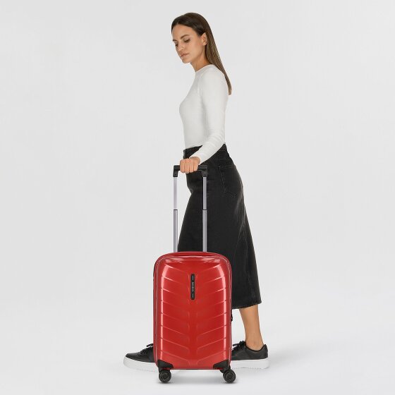 Samsonite Attrix 4 kółka Walizka kabinowy 55 cm z plisą rozprężną