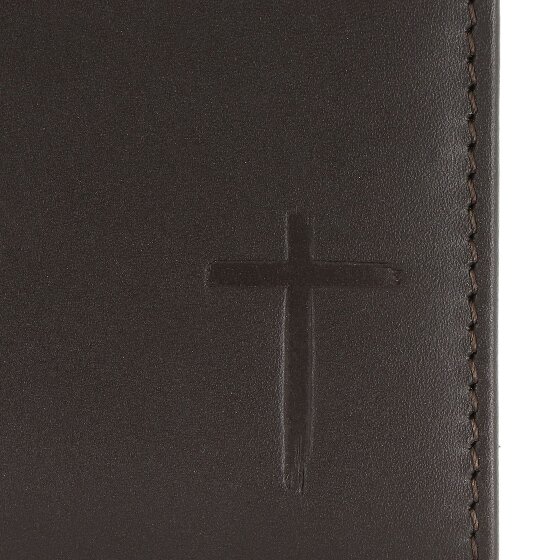 oxmox Leather Portfel Ochrona RFID Skóra 10 cm