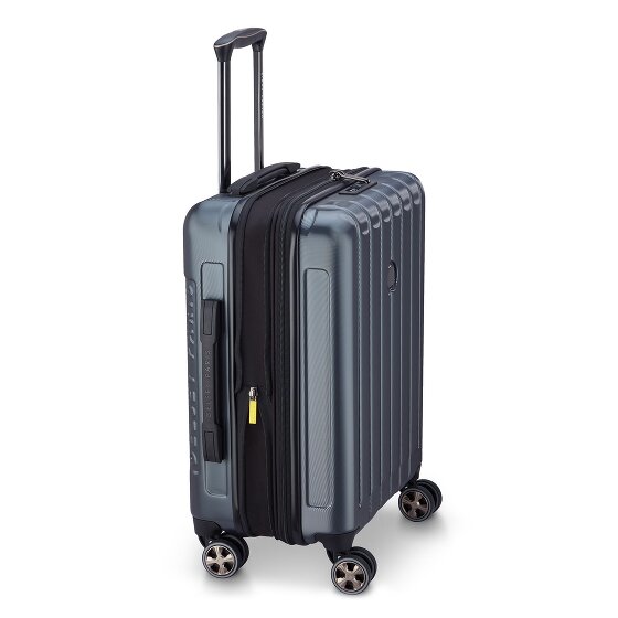 Delsey Paris Longitude 4 kółka Walizka kabinowy 55 cm z plisą rozprężną