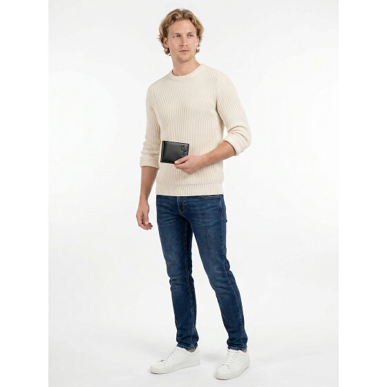 oxmox Leather Portfel Ochrona RFID Skóra 13 cm