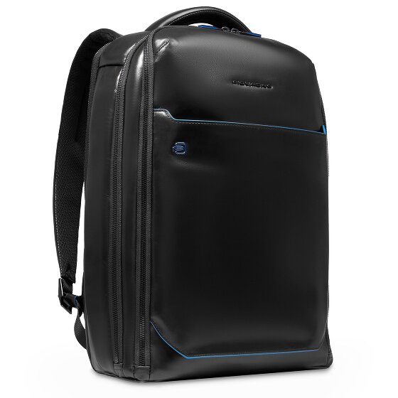 Piquadro Blue Square Plecak Skórzany 42 cm Komora na laptopa