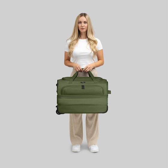Redolz Torba podróżna na 2 kółkach Duffle Essentials 55 cm M z klapą rozporową