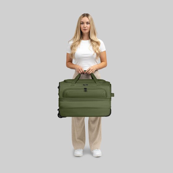 Redolz Torba podróżna na 2 kółkach Duffle Essentials 55 cm M z klapą rozporową